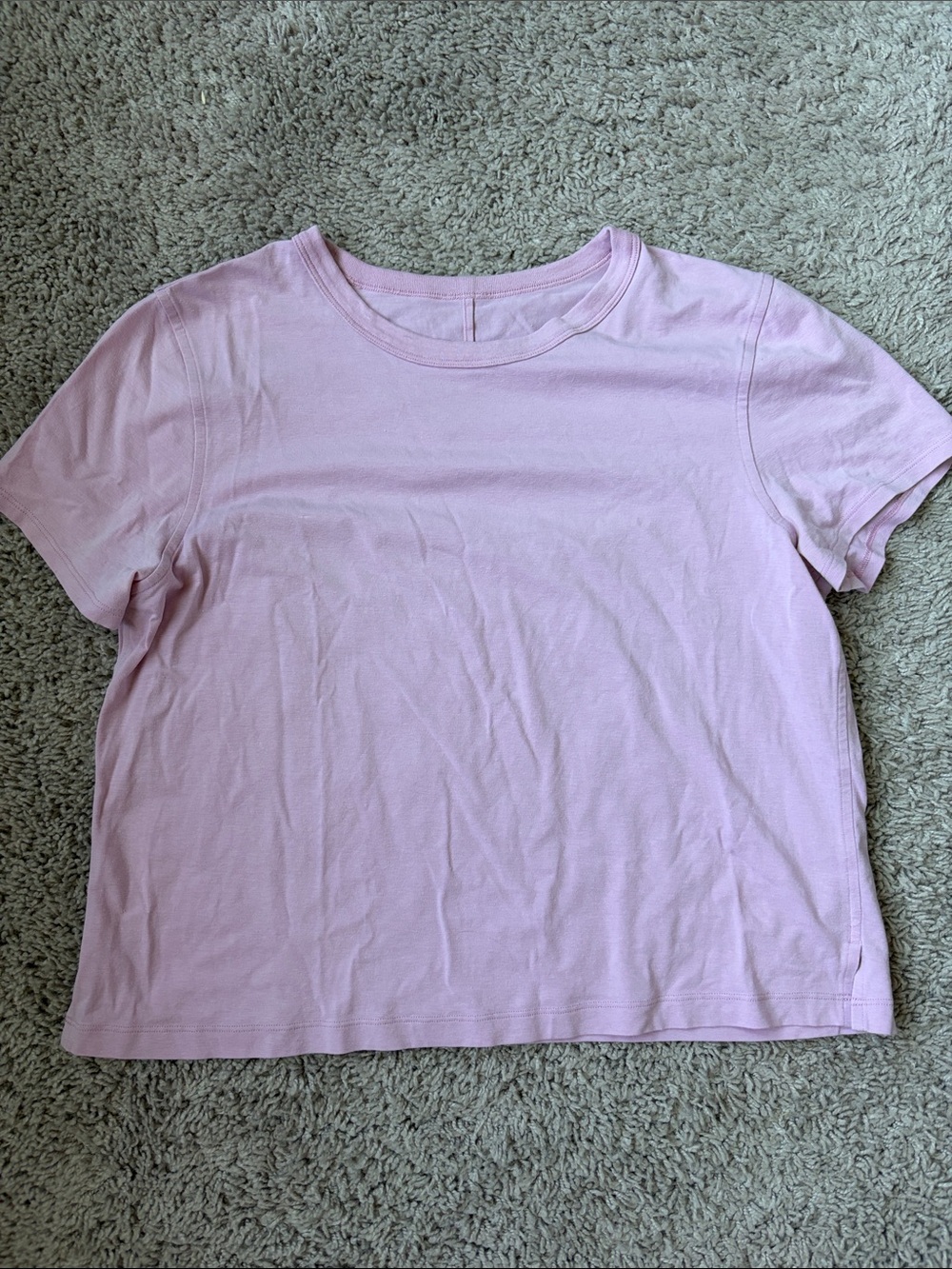 Lululemon Women's Crewneck Tee - Light pale Pink